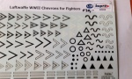 98308 Luftwaffe WWII CHevrons for Fighters
