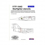 ACD 72013  F/TF-104G stencils