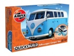 Quick Build auto J6024 - VW Camper Van - modrá