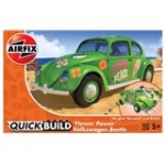 Quick Build auto J6031 - QUICKBUILD VW Beetle Flower-Power